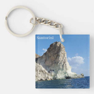 Santorin Griechenland Souvenir Acryl-Schlüsselanhä Schlüsselanhänger