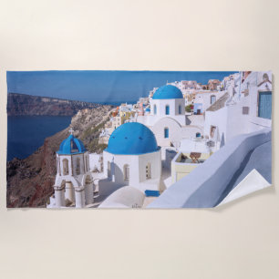 Santorin, Griechenland Strandtuch
