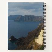Santorin im NachmittagsSun-Notebook Notizblock (Rückseite)
