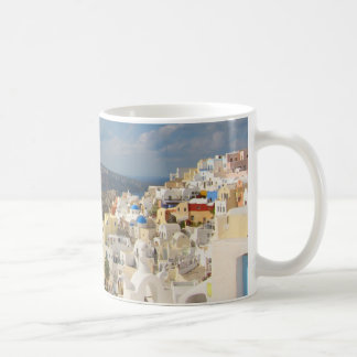 Santorin in der Nachmittagssonne Kaffeetasse
