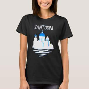 Santorin Insel Griechenland  Ellada Vertikal Griec T-Shirt