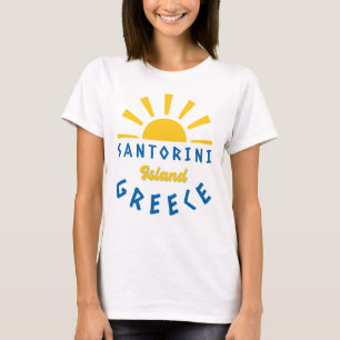 Santorin Insel, Griechenland - Sunshine Damen T-Shirt