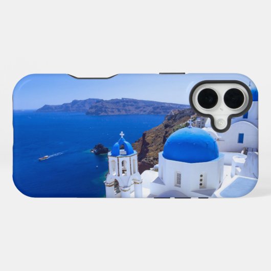 Santorin iPhone Hülle (Rückseite (Horizontal))