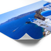 Santorin Poster (Ecke)