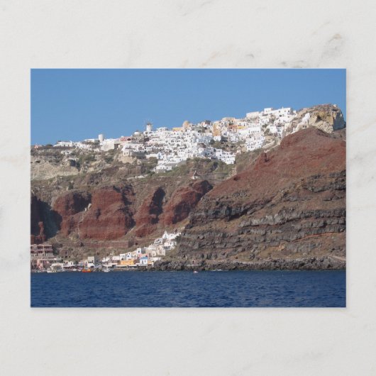 Santorin - Postkarte (Vorderseite)