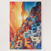 🌅 Santorin Puzzle (Vertikal)