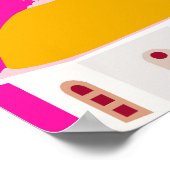 Santorin reist nach Griechenland Poster (Ecke)