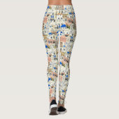 Santorin-Träume Leggings (Rückseite)