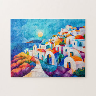 Santorin - Weg zum Meer Puzzle