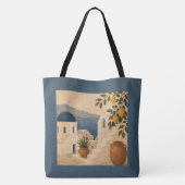 Santorin-Zitronenbaum-Tasche Tasche (Rückseite)