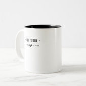Santorin Zweifarbige Tasse (Vorderseite Links)