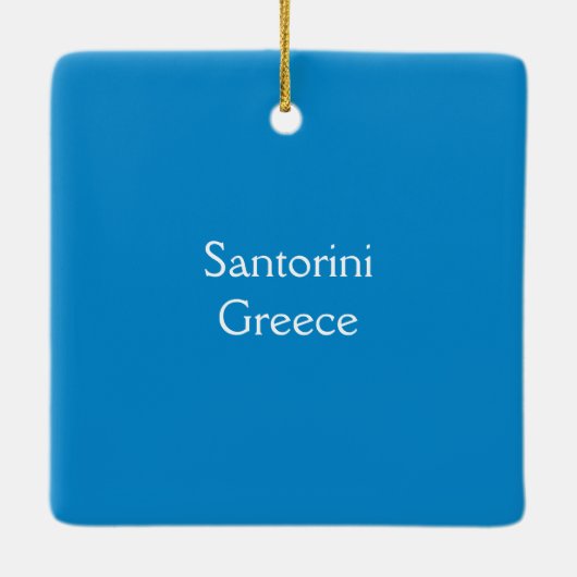 Santorini 1 keramikornament (Rückseite)