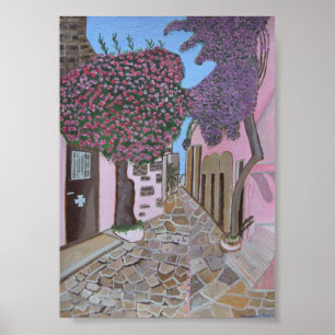 Santorini 2 Griechenland Poster