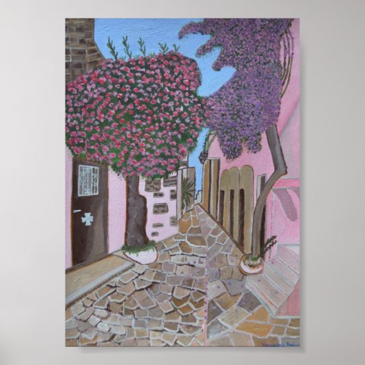 Santorini 2 Griechenland Poster (Vorne)