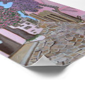 Santorini 2 Griechenland Poster (Ecke)