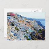 Santorini 2 Postkarte (Vorne/Hinten)