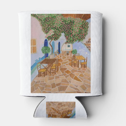 Santorini 5 dosenkühler (Rückseite)