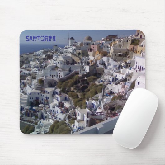 SANTORINI ANSICHT MOUSEPAD (Mit Mouse)