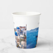 Santorini, Aquakultur Griechenland Hochzeit in Url Pappbecher (Links)