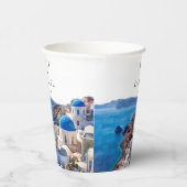 Santorini, Aquakultur Griechenland Hochzeit in Url Pappbecher (Rechts)