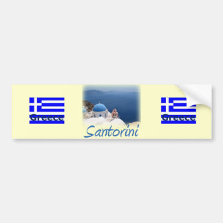 Santorini Autoaufkleber
