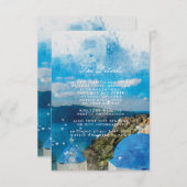 santorini begleitkarte (Vorne/Hinten)