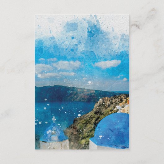 santorini begleitkarte (Rückseite)