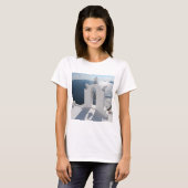 Santorini Bell Tower Casts Shadow T-Shirt (Vorne ganz)