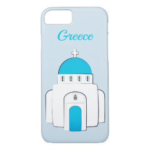 Santorini blauer griechisch-orthodoxe Kirche Case-Mate iPhone Hülle