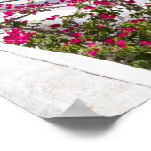 Santorini - Blaukuppelkirche am Oia-Poster Poster (Ecke)