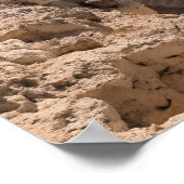 Santorini Blue Horizon Poster (Ecke)