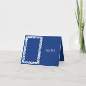 Santorini Blue Mediterrane Hochzeitskarte Dankeskarte (Vorderseite)