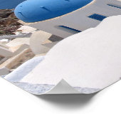 Santorini Canvas Print Poster (Ecke)