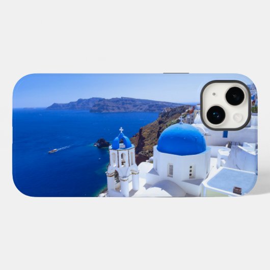 Santorini Case-Mate iPhone Hülle (Rückseite (Horizontal))