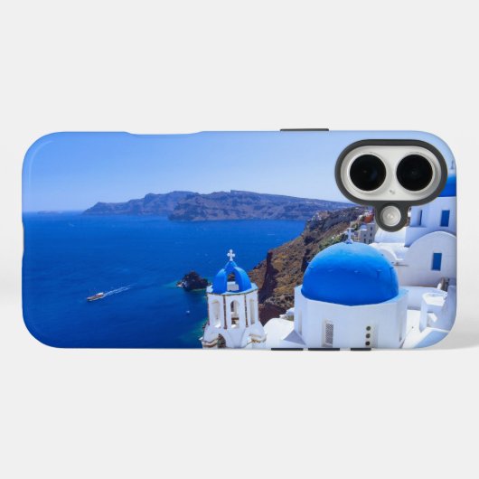 Santorini Case-Mate iPhone Hülle (Rückseite (Horizontal))