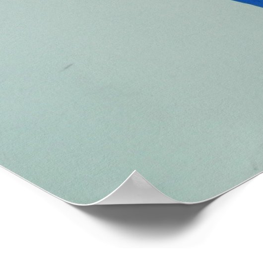 Santorini Doorstep Poster (Ecke)