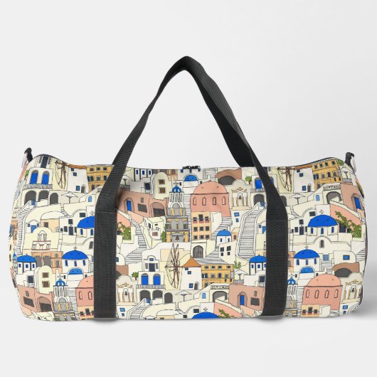Santorini dreams duffle bag (Vorderseite)
