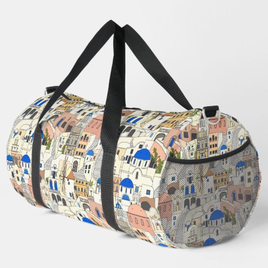 Santorini dreams duffle bag (Rechte Ecke)