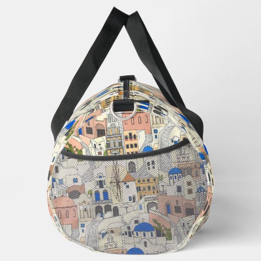 Santorini dreams duffle bag (Rechts)