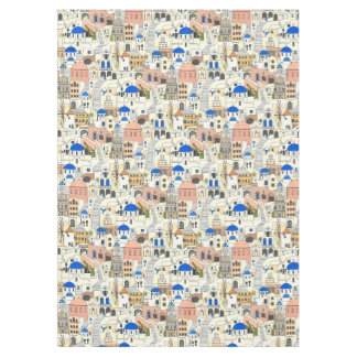 Santorini dreams tischdecke