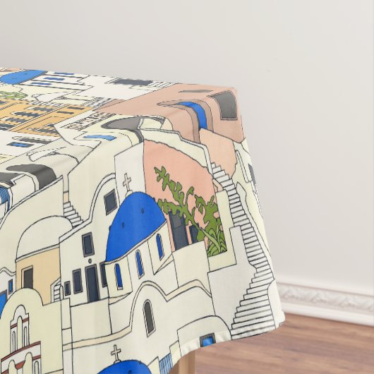 Santorini dreams tischdecke (Beispiel)