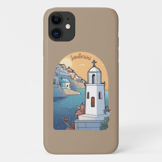 Santorini erkunden, Griechenland Case-Mate iPhone Hülle (Rückseite)