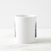 Santorini erkunden, Griechenland Kaffeetasse (Mittel)