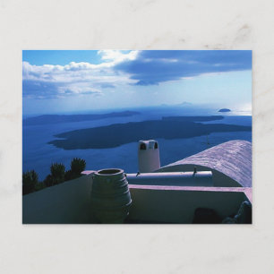 Santorini Foto Colette Postkarte