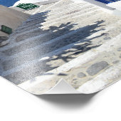 Santorini Fotodruck (Ecke)