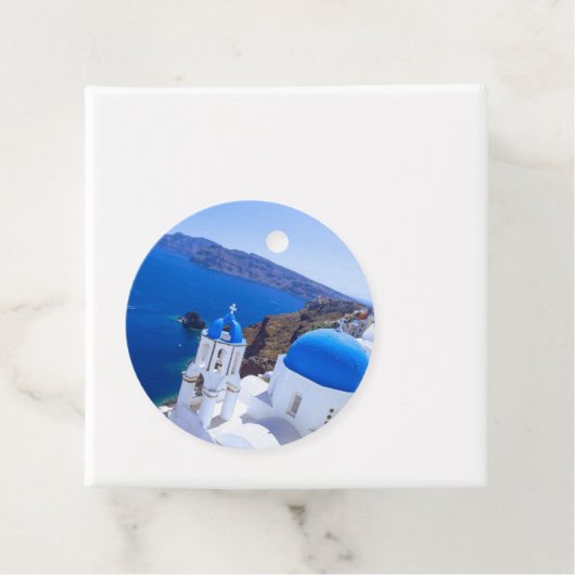 Santorini Geschenkanhänger (Beispiel)