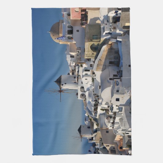 Santorini Geschirrtuch (Vertikal)