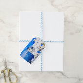 Santorini Gift Tag Geschenkanhänger (Mit Garn)