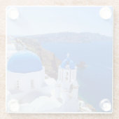 Santorini Glasuntersetzer (Rückseite)