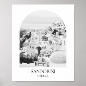 Santorini Greece Arch Foto Print Poster (Vorne)
